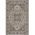 thumbnail image 2 of SAFAVIEH Linden Dania Traditional Area Rug, Light Grey/Charcoal, 4' x 6', 2 of 6