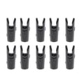 thumbnail image 2 of jinwen 10 Pcs Plastic Nocks for Hunting Shooting Outdoor Sport Black, 2 of 7