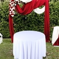 thumbnail image 6 of Water Resistant Round Tablecloth 90 Inch - Stain Proof Washable Polyester Table Cover for Wedding, Banquet, Dining & Outdoor Events - Spill Resistant Tablecloth, 6 of 6