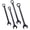 Black#3, variant on , SAE Jumbo Combination Wrench Set Extra Large, 4 Piece ,storage bag included plated, ,Carbon Steel ,
