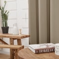 thumbnail image 3 of Cortinas opacas con aislamiento térmico Deconovo, ahorro de energía, color caqui, 42 x 95 pulgadas, 3 of 6