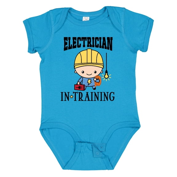 Inktastic Future Electrician in Training Boys Baby Bodysuit