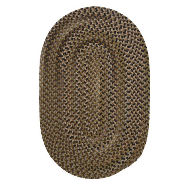 Colonial Mills Rug RU60R024X144 Rustica - Grecian Green 2 ft. x 12 ft. Braided Rug