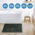 thumbnail image 2 of Nestl Bathroom Rugs, Machine Washable Bath Mats For bathroom Floor Rugs, Nonslip Backing Rubber Bath Rug, Hunter, 2 of 6