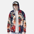 thumbnail image 2 of Sigee Paisley2 Print UPF50+ Men's Sun Protection Hoodie Shirt SPF UV Shirt Long Sleeve Fishing Outdoor Lightweight-X-Large, 2 of 7