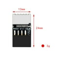 thumbnail image 4 of 3X Motherboard USB2.0 9Pin to TYPE-E Female Adapter Chassis TYPE-C Socket 9-Pin USB 2.0 Extender Card, 4 of 7