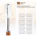 thumbnail image 4 of Lame Bread Tool, Bread Scoring Tool with 10 Razor Cutter Blades, 2 Cut-Proof Finger Sleeves & Leather Protective Cover, Stainless Steel Dough Knife for Sourdough Bread Slashing Baking Supplies, 4 of 7