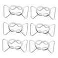 thumbnail image 4 of GETAJGHSD 6 Pairs Jeans Waist Tightener Buckles in Silver for DIY Clothing and Waist Belt, 4 of 8