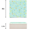 thumbnail image 3 of FMSHPON Lemon Set of 4 Coaster for Drinks, Absorbent Ceramic Stone Coasters Cup Mat with Cork Base for Home Kitchen Room Coffee Table Bar Decor, 3 of 4