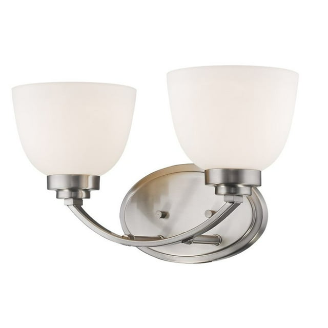 Z-Lite 443-2V-BN 2 Light Vanity, Brushed Nickel
