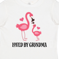 thumbnail image 4 of Inktastic Grandma Loves Me Flamingo Grandchild Gift Girls Toddler T-Shirt, 4 of 5