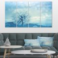 thumbnail image 1 of Close Up White Dandelion with Filter - Large Flower Canvas Wall Art, 1 of 3