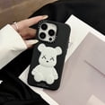 thumbnail image 4 of For iPhone 17 Case, 3D Cute Bear Design Phone Case, Stylish and Protective Cover Compatible with Precise Cutouts, Shock-Absorbing and Anti-Slip Silicone Shell,  White/Black/Brown, 4 of 8
