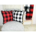 thumbnail image 3 of Buffalo Plaid Pillow Covers 18 x 18 inch – Premium Plaid Throw Pillow Covers – Buffalo Check Pillow Covers – Lovely Farmhouse Style Throw Pillows for Couch and Bed, 3 of 4