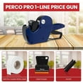 thumbnail image 2 of Perco Pro 1 Line Price Gun - Includes 1 Line Pricing Gun, Pre-Loaded Roll of 1,000 White Labels and Ink Roll, 2 of 6
