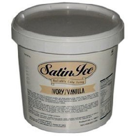 2 lb Satin Ice Fondant  Ivory Vanilla Flavor