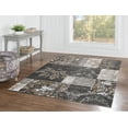 thumbnail image 3 of Linon Home Decor Elegance Area Rug Collection, Gray and Turquoise, 2' x 3', 3 of 6