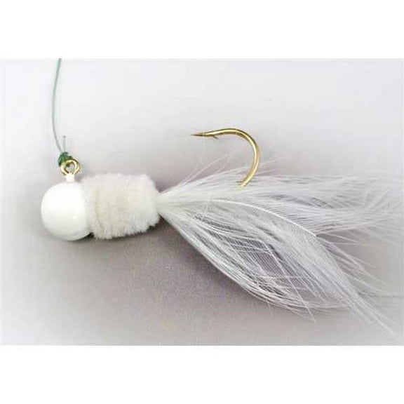 Mr. Crappie SD2D-701 Slab Daddy Jig 1/16 oz White 3 Per Pack