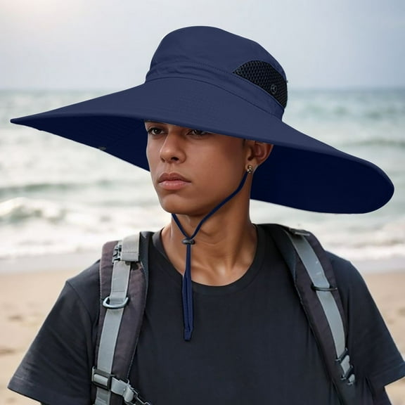 Men's Sun Breathable Fisherman Hat For Outdoor Activities Clutch Hats for Men Gnarly Hat Sub Visor Ponytail Hat Tall Hat Beach Floppy Hats Visor Camping Hats for Men Travel Beach Summer Beach Hats for