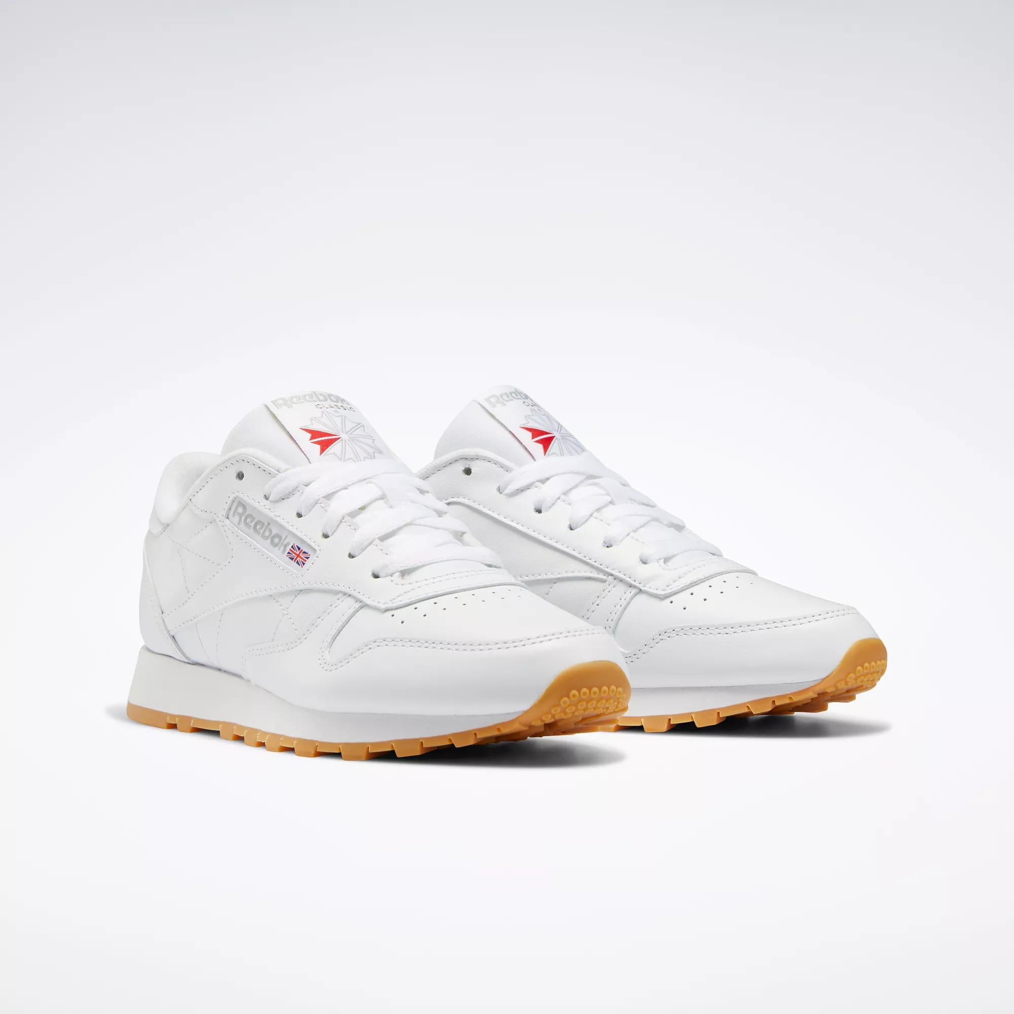 reebok classic leather white shoes