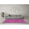 thumbnail image 3 of Ahgly Company Indoor Rectangle Medallion Pink Traditional Area Rugs, 8' x 10', 3 of 4