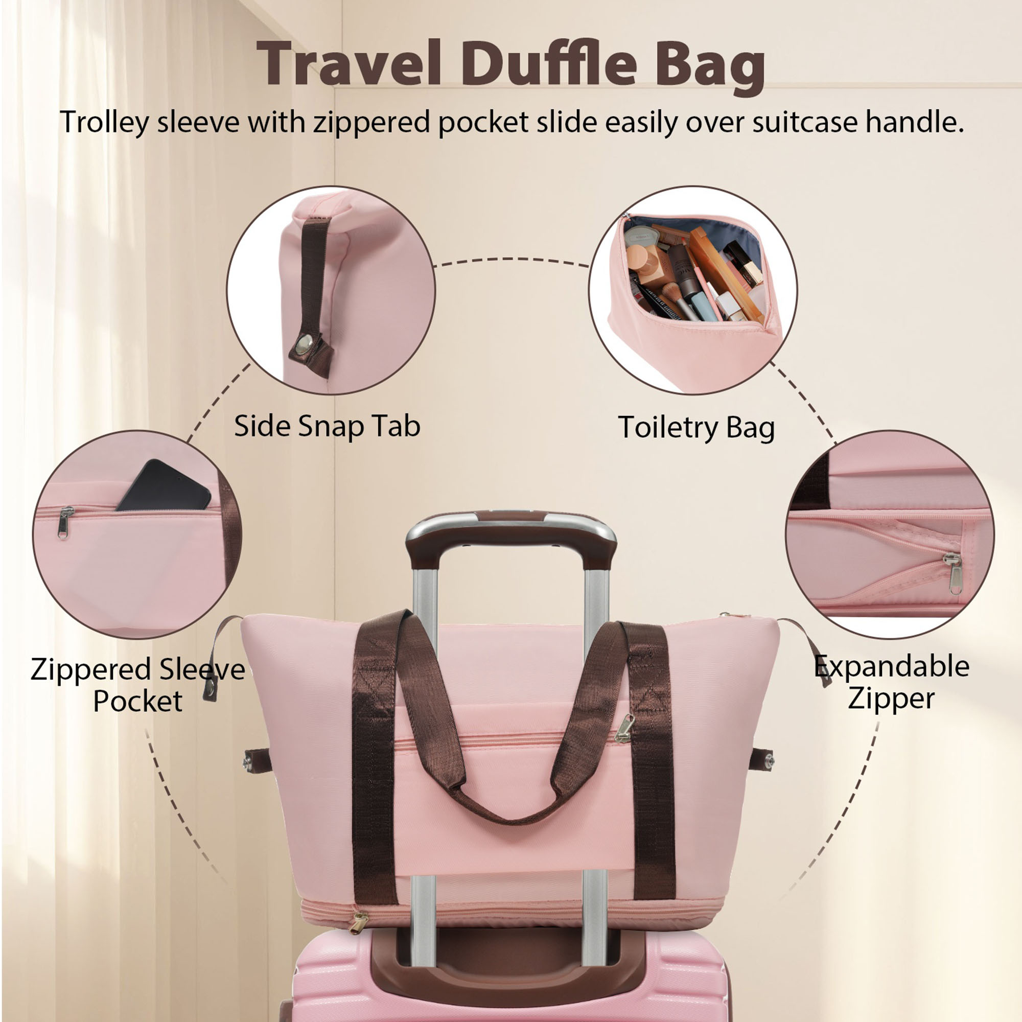 Luggage Sets 3 Piece Carry on Luggage 22x14x9 Airline Approved, Lightweight Hardshell ABS Suitcases with Wheels, 20 inch,