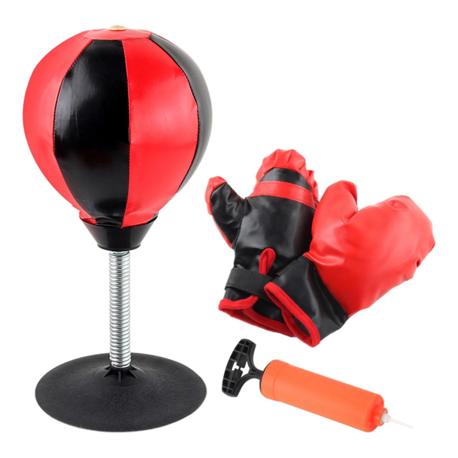 PU Leather Desktop Punching Bag Boxing Speed Punching Bag Building with