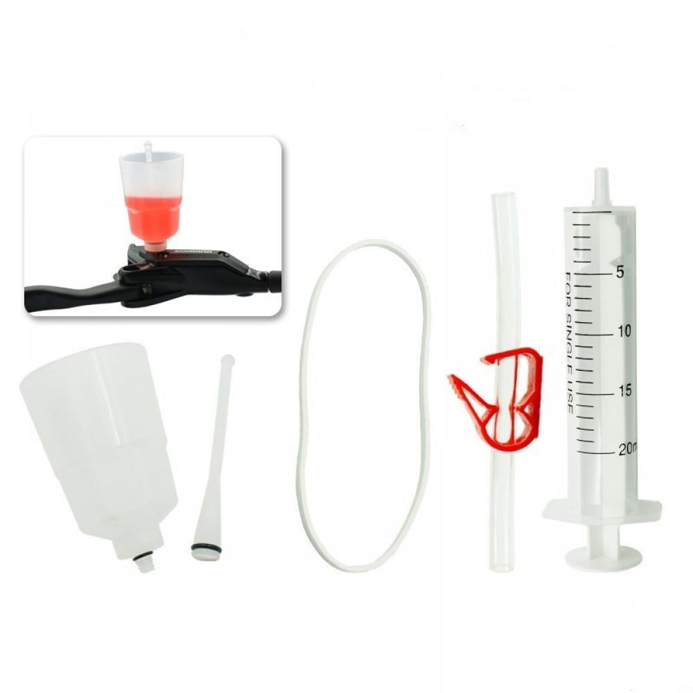Hydraulic Brake Bleed Kit Brake System Mineral Oil Brake Funnel Set Bike Repair Tool