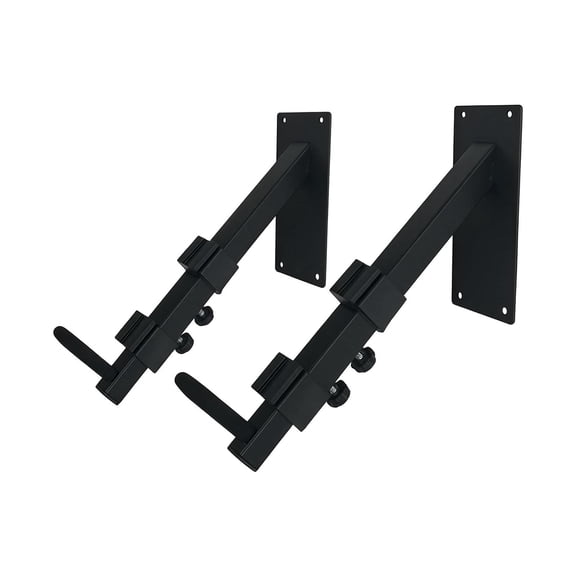 2 Pcs Electronic Keyboard Hook Wall Hanger Iron Adjustable Holder for Musical Instruments Home Studio