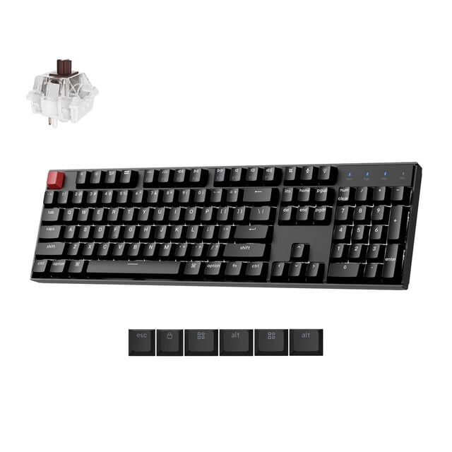Teclado Keychron K10 V2 tamaño completo 104 Bluetooth Mac/Win