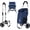 Blue, variant on UTROLLEY Ultra Lightweight Foldable Shopping Cart for Groceries, Large 40L Capacity Groceries Cart on Soft Rolling Wheels, Removable Bag, Multi-Use Personal Hand Truck, Black