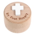 thumbnail image 1 of Caja de madera para rosario, joyero, estuche de madera para joyería, contenedor para joyas, caja de madera para rosario, 1 of 8