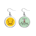 thumbnail image 1 of horrible horrible amarillo lindo hermoso patron de chat en linea ilustración colgante decorativo temporada pendientes de primavera joyas Unbranded M, 1 of 3
