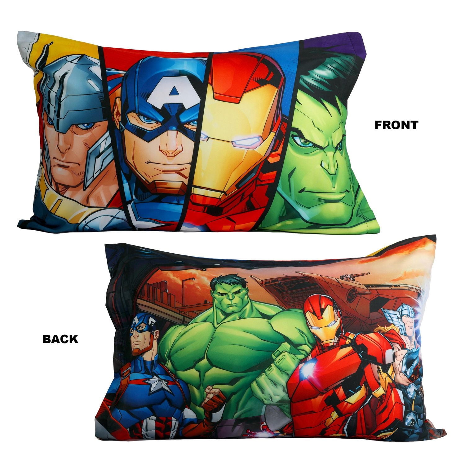 Marvel Avengers 2-Pack Kids Pillowcases