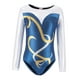 thumbnail image 3 of Leotardo de gimnasia, traje de baño de manga larga, ropa de baile de Ballet para competición profesional, práctica, entrenamiento, gimnasio, en 10 yardas Fernando Leotardos Niñas Gimnasia, 3 of 7