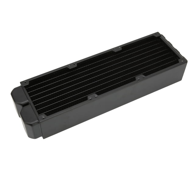 Radiador De CPU, Alta Eficiencia 2 X G1 / 4 Pulgadas Radiador De Refrigeración Por Agua Capacidad De 120 Ml Para Máquina De Grabado Para Servidor Pequeño Para Impresora