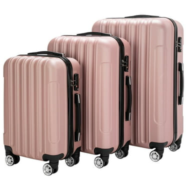 Zimtown 3PCS Luggage Travel Set Bags ABS Trolley Hard Shell 