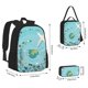 thumbnail image 2 of Balery Travelling on Airplane Mochila escolar 3 en 1 para niños: mochila resistente con lonchera térmica y estuche para lápices. Mochila escolar para niños y niñas., 2 of 7