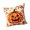 Pumpkin B, variant on Misright Ribbed Halloween Pillow Cover, 17.7in Case for Fall Room Accent