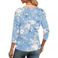 thumbnail image 6 of Ladies Tops and Blouses Dressy,3/4 Length Sleeve Womens Tops V Neck Three Quarter T Shirts Spring 2026 Dressy Casual Blouses, 6 of 6