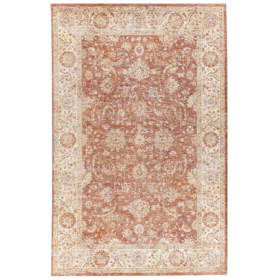 BoutiqueRugs Maniwaki Traditional Area Rug - Rust, Dusty Pink, Teal - 10' x 13'11"