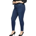 thumbnail image 2 of NYDJ Womens Plus Ami High-Rise Medium Wash Skinny Jeans, 2 of 2
