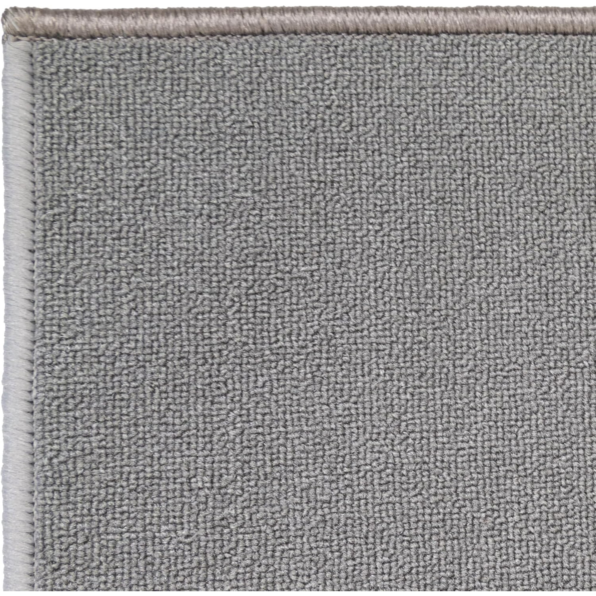 Custom Size Runner Rug Skid Resistant Backing Rug Runner Solid Grey Color Cut to Size Roll Runner Rugs (33 Feet x 32 Inch)