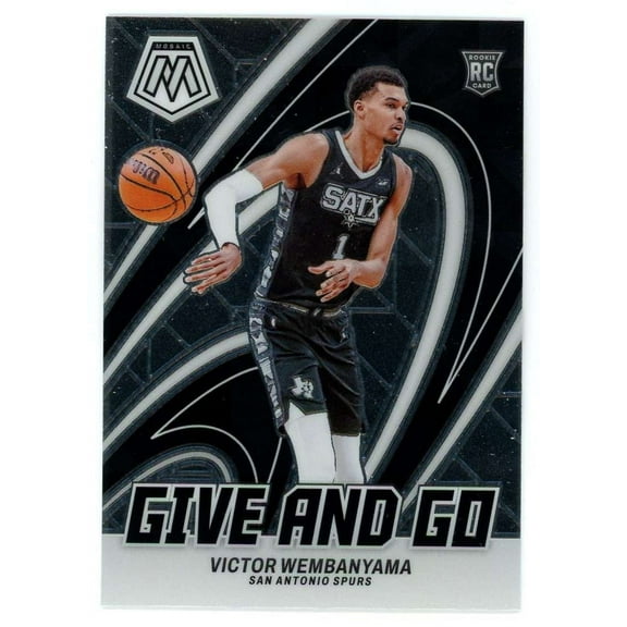 NBA 2023-24 Panini Mosaic Give and Go Victor Wembanyama #12 (Rookie)