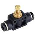 thumbnail image 2 of Air flow regulator for 4/6/8 mm tube, pneumatic T-fitting (8 mm), 2 of 2