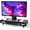 Black, variant on Bamboo Monitor Stand Riser, No Assembly Required Exquisite Monitor Stand with Drawer Ergonomic Height Wood Monitor Stand