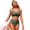 Army Green, variant on Fashion Women's Casual Color Solid Split Bikinis Bikini Swimsuit Women's High Waisted Sports Swimsuit