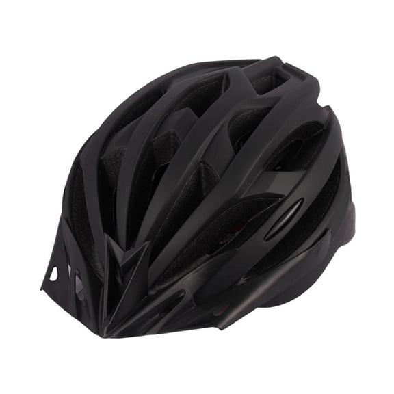 Road Bike Helmet Mountain Bike Helmet Adult Bike Helmet One Piece Integrated Helmet Street Bike Helmet for Urban Commuting Trail Riding Black 1 Pack