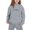 Grey, variant on Girls Outfits Hoodies Letter Print Sweatshirt Stylish Comfortable 2 Piece Set with Pants Warm Tracksuit Everyday Wear Fall Winter