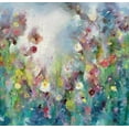 thumbnail image 2 of Bolokofsky, Ronald 21x20 White Modern Wood Framed Museum Art Print Titled - Dancing Garden III, 2 of 4